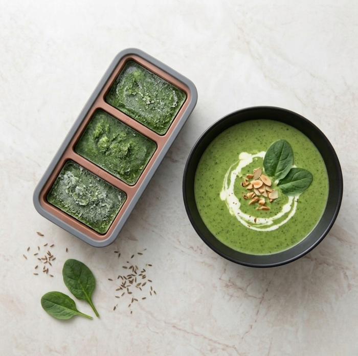 Spinatsuppe